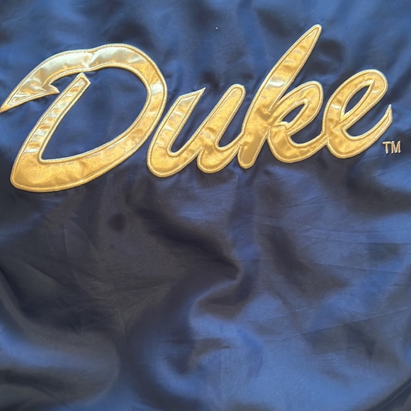 BLUE DUKE JACKET by 58 SPORTS SIZE XL GRAY FLANNEL LINING LONG SLEEVES W/POCKETS - Picture 9 of 9
